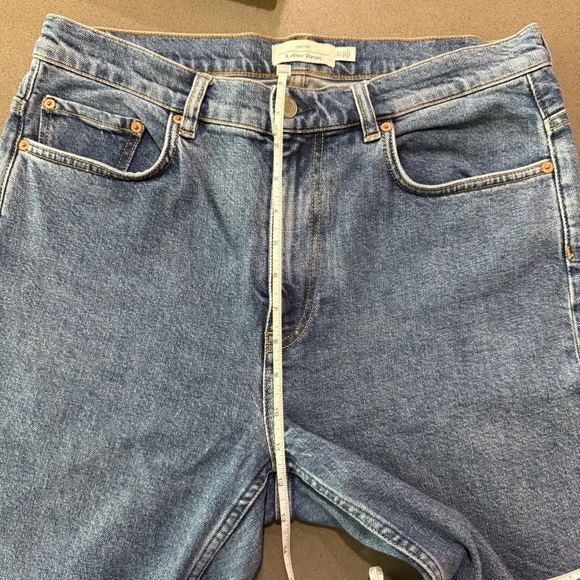& Other Stories Favourite Cut cropped High Rise Straight Leg Jeans size 31 - Picture 14 of 15